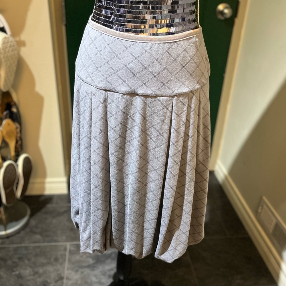 5/$25 balloon midi skirt grey